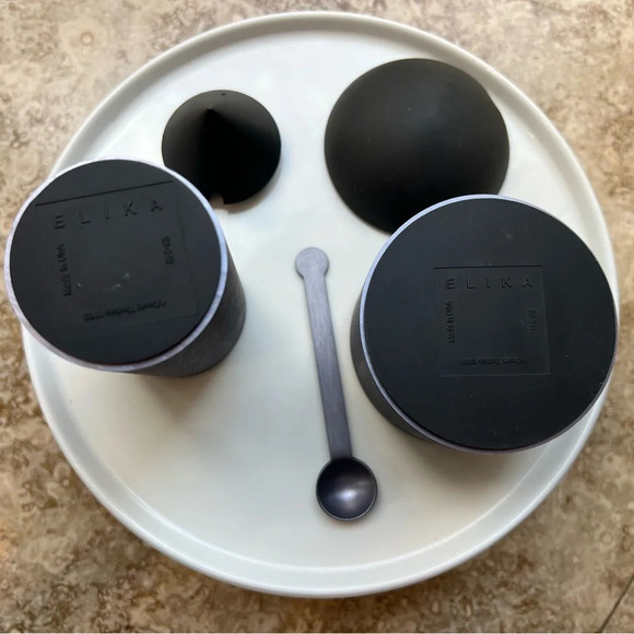 David Tisdale Vintage Elika Sugar Pot and Creamer set with lids and spoon - Picture 3 of 14